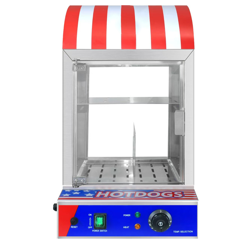 Food Processor Snacks - Coercial Autoatic Hot Dog Bun Warer