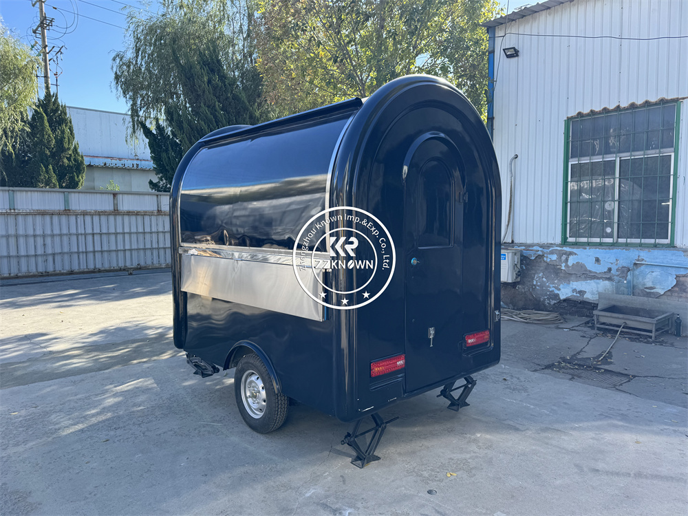 Fast Food With Snacks - Street Mobile Coffee Shop Fast Food