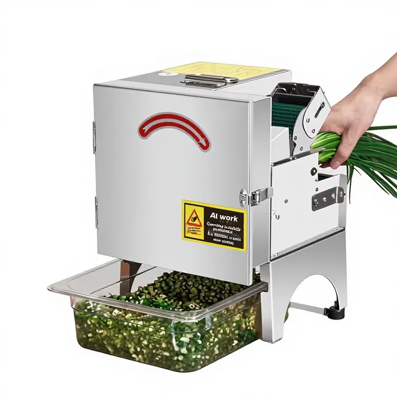 Food Processor Snacks - 220V Automatic Electric Vegetable Cutter Slicer