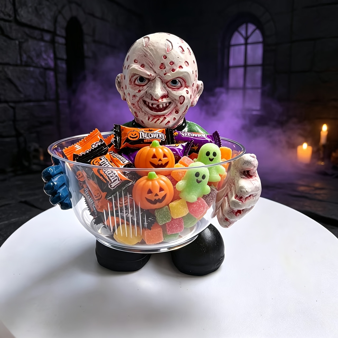 Zombie Figurine Candy Bowl Res - огляд і ціна Zombie Snacks