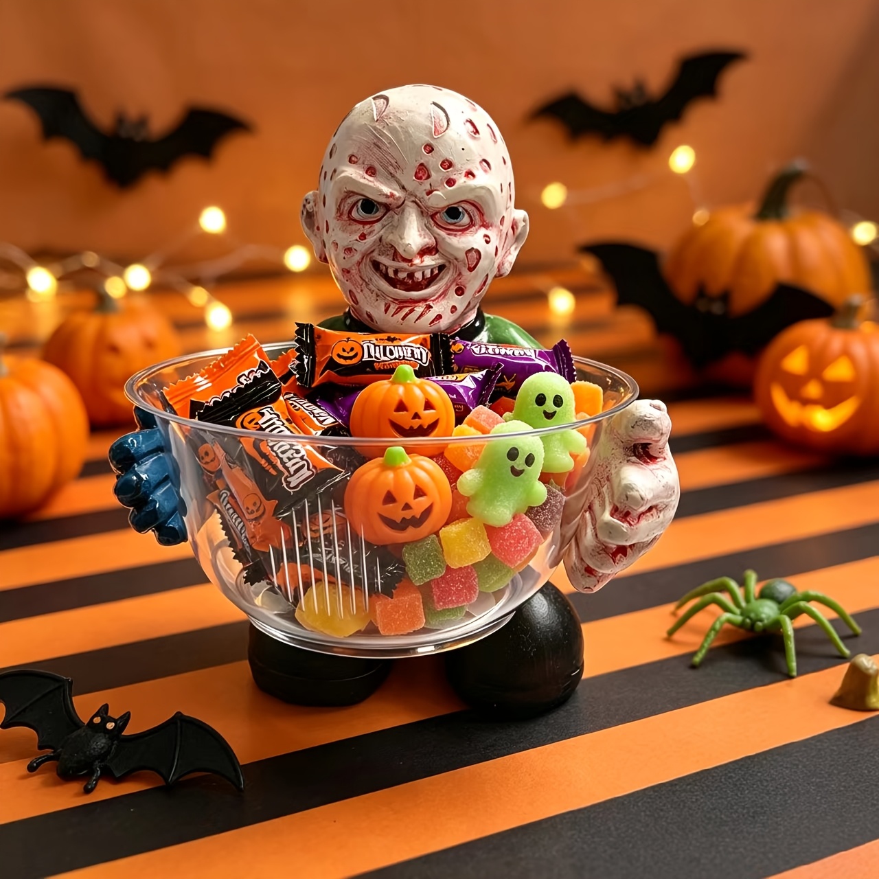 Zombie Figurine Candy Bowl Res - огляд і ціна Zombie Snacks