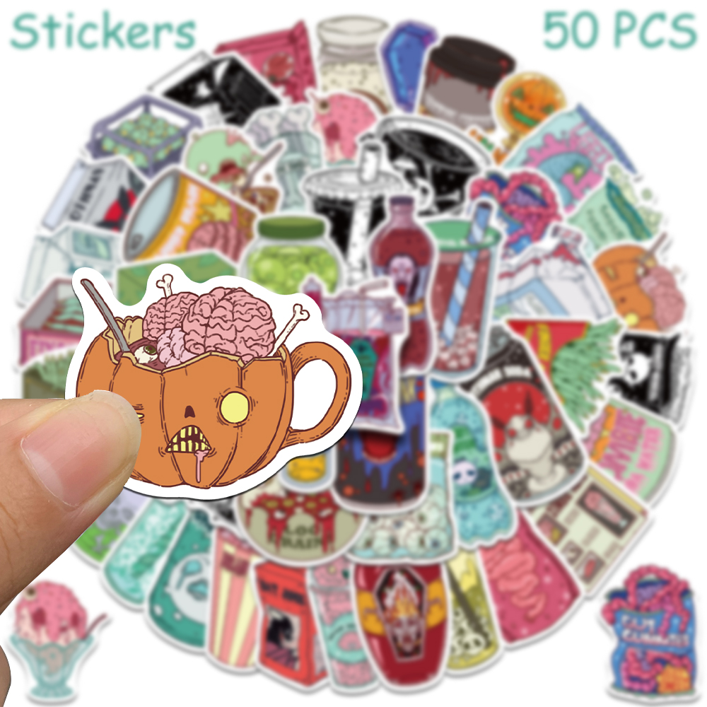 50pcs Horrible Zombie Food Sti - огляд і ціна Zombie Snacks