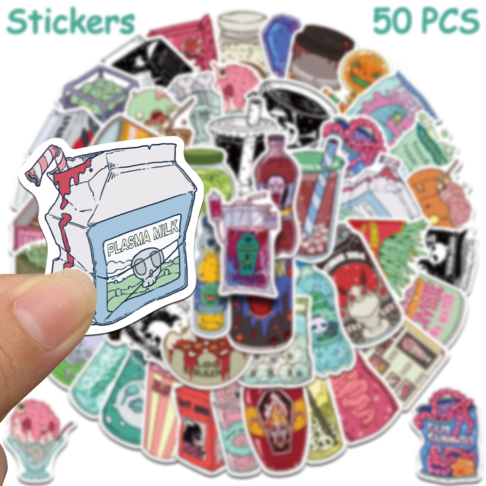 50pcs Horrible Zombie Food Sti - огляд і ціна Zombie Snacks