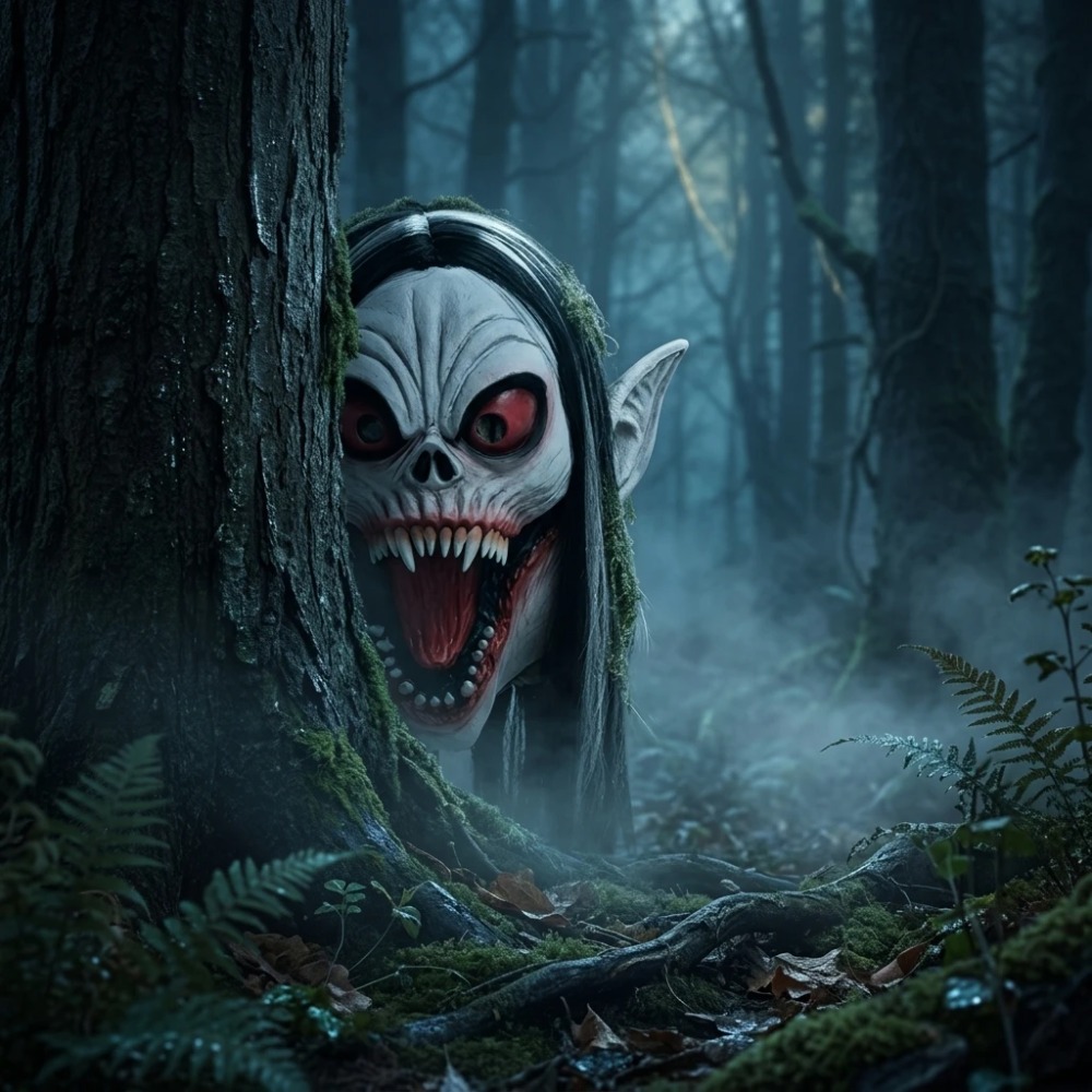 Horror Latex Mask Long Hair Ev - огляд і ціна Zombie Snacks