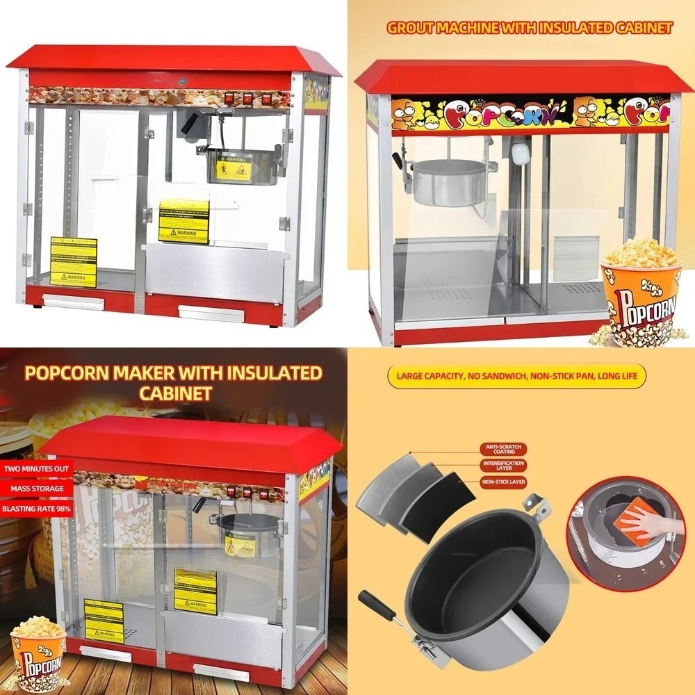 Commercial Popcorn Machine for - огляд і ціна Food Processor Snacks