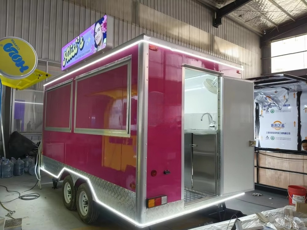 Best Selling Mobile Food Truck - огляд і ціна Fast Food With Snacks
