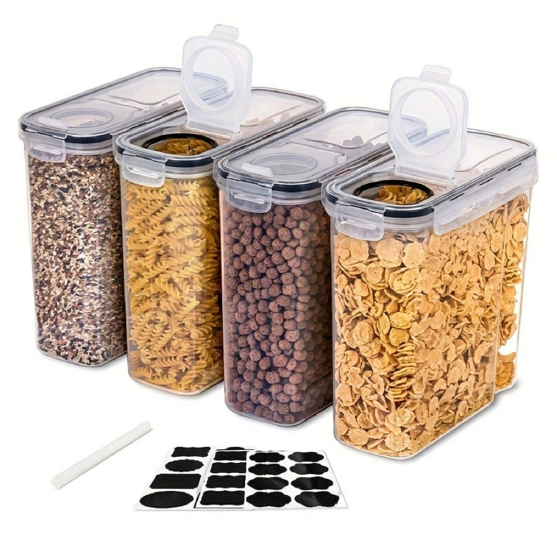 4 Pack Airtight Cereal Dry Foo - огляд і ціна Dry Food Snacks