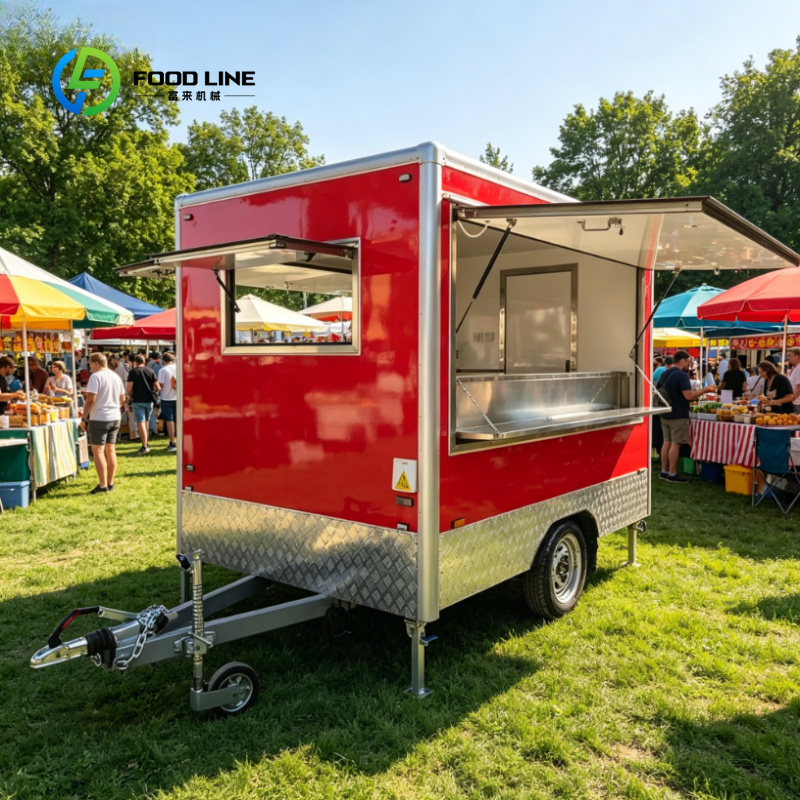Customized Mobile Food Truck T - огляд і ціна Fast Food With Snacks