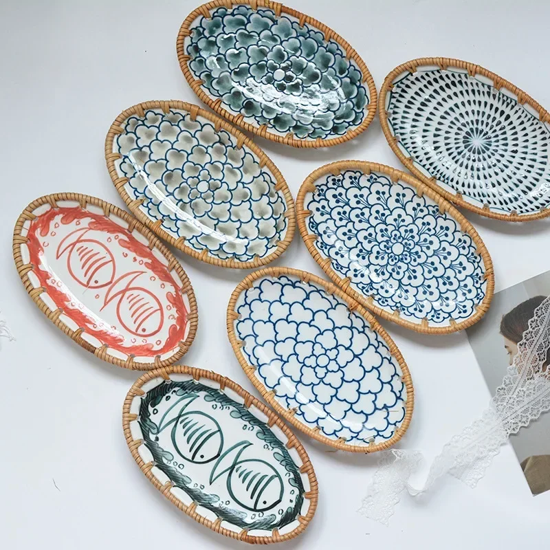 Japanese Rattan Woven Ceramic  - огляд і ціна Dry Food Snacks